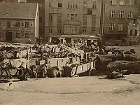 Dolac. Gradilište buduće tržnice 1927. godine